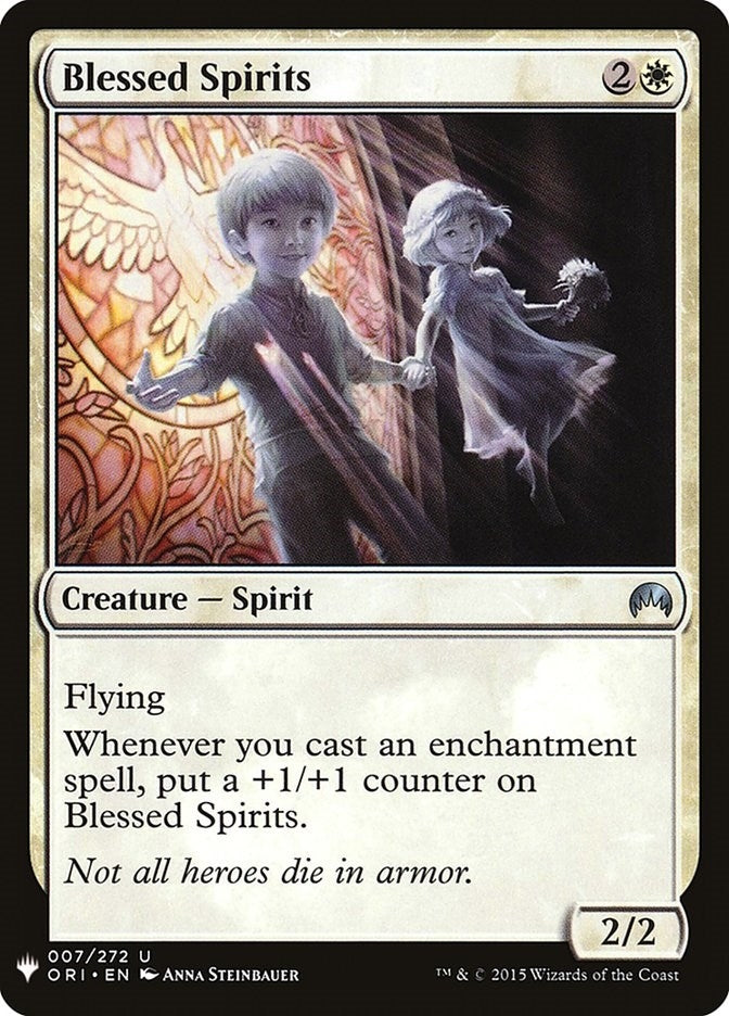 Blessed Spirits (7) (LIST)