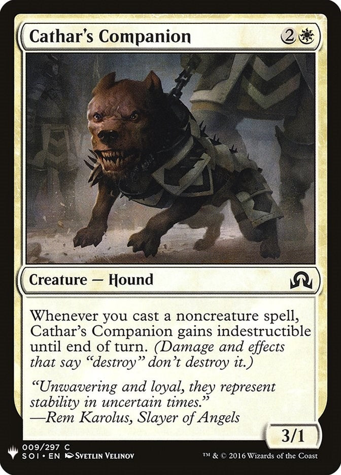 Cathar's Companion (9) (LIST)