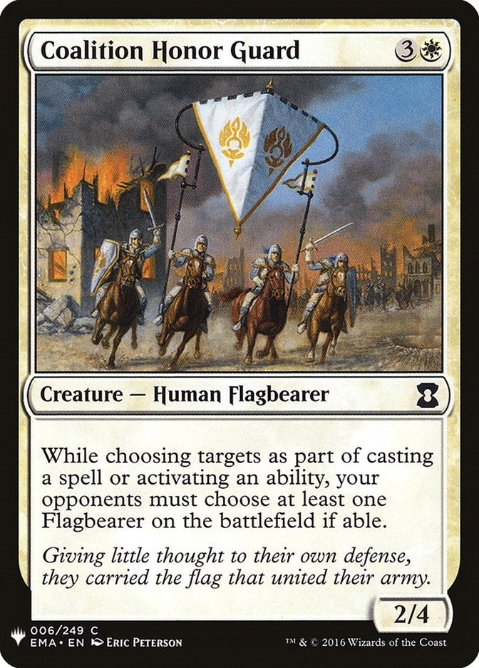 Coalition Honor Guard (6) (LIST)