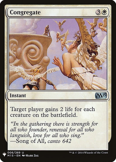 Congregate (6) (LIST)