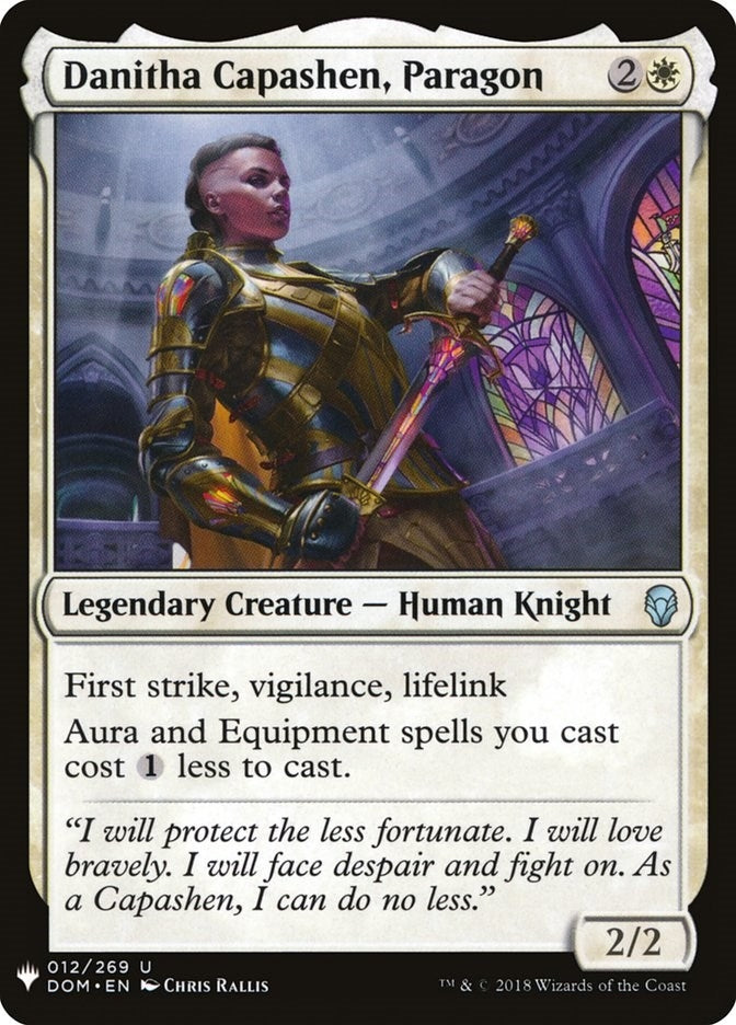 Danitha Capashen, Paragon (12) (LIST)