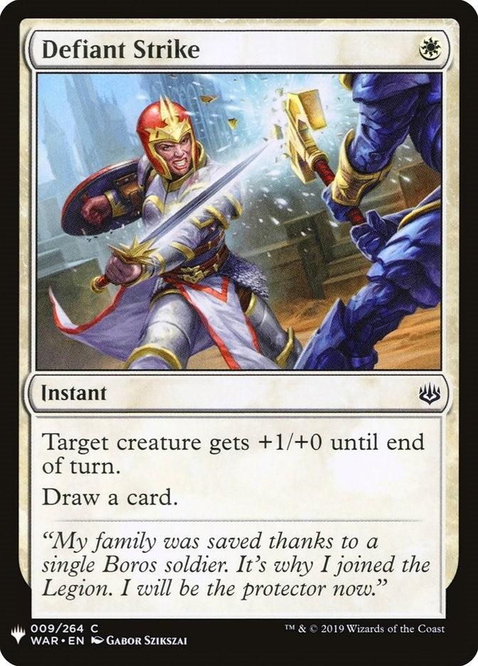 Defiant Strike (9) (LIST)