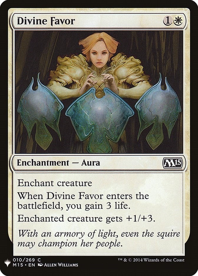 Divine Favor (10) (LIST)