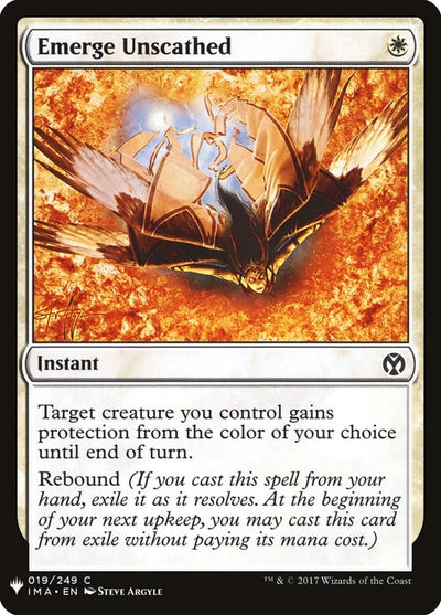 Emerge Unscathed (19) (LIST)