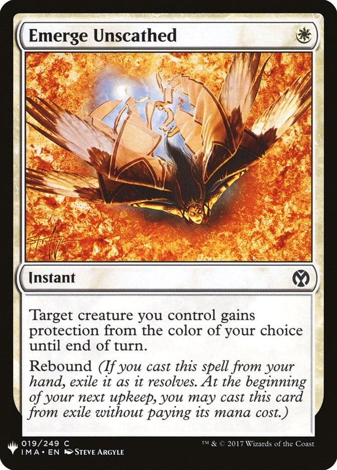 Emerge Unscathed (19) (LIST)