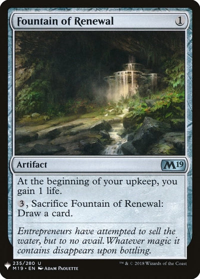 Fountain of Renewal (235) (LIST)