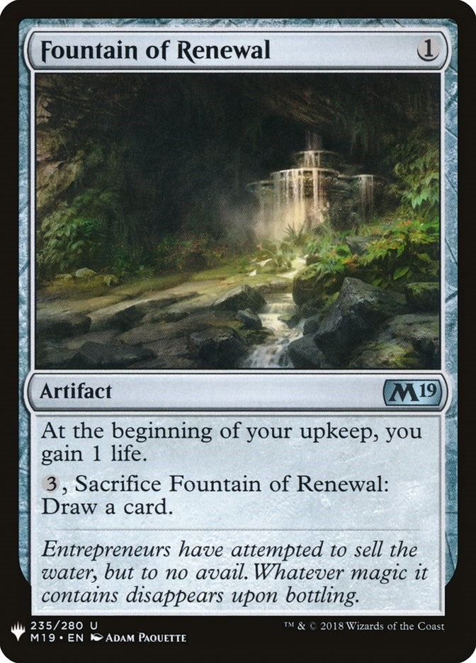 Fountain of Renewal (235) (LIST)