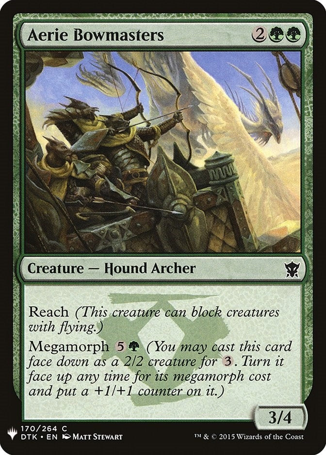 Aerie Bowmasters (170) (LIST)