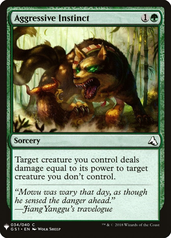 Aggressive Instinct (34) (LIST)