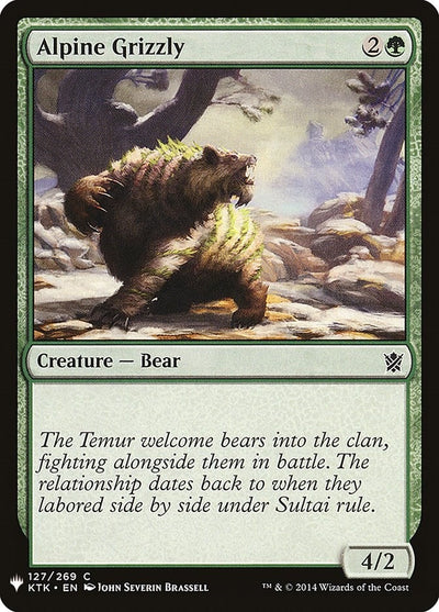Alpine Grizzly (127) (LIST)