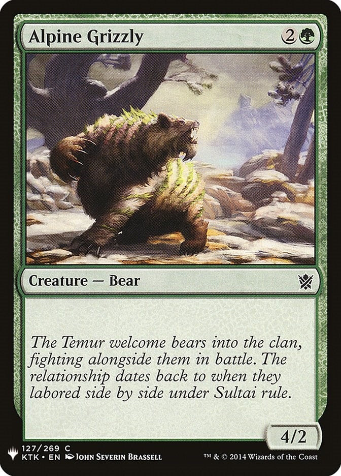 Alpine Grizzly (127) (LIST)