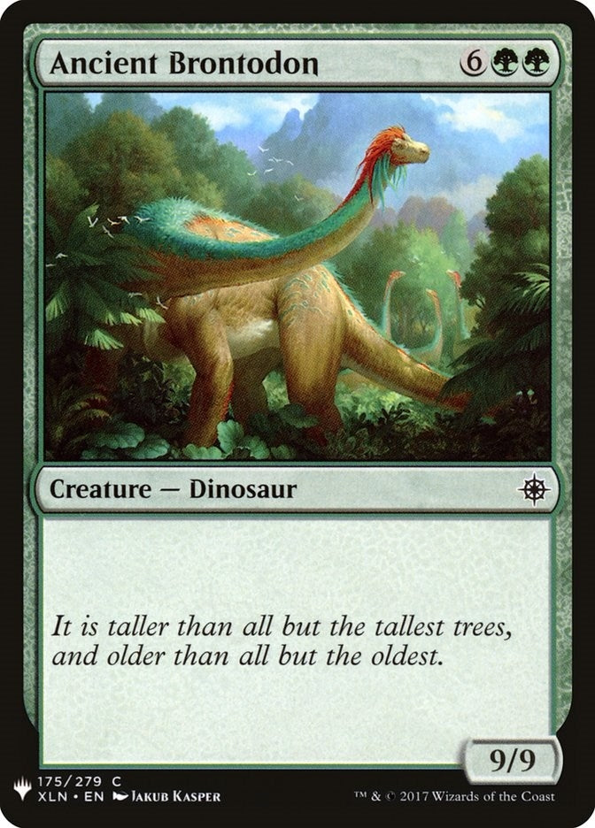 Ancient Brontodon (175) (LIST)