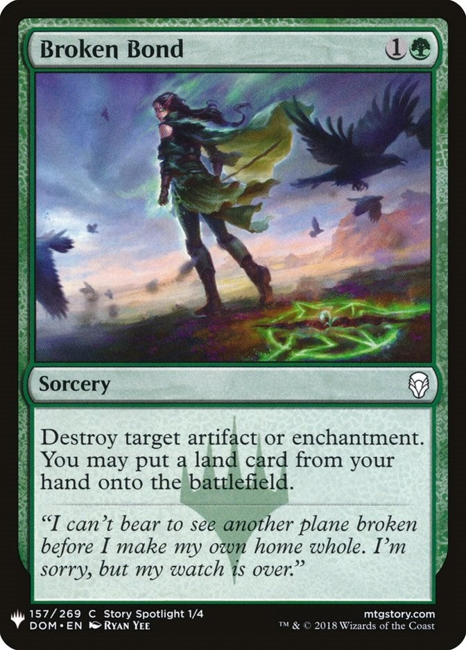 Broken Bond (157) (LIST)