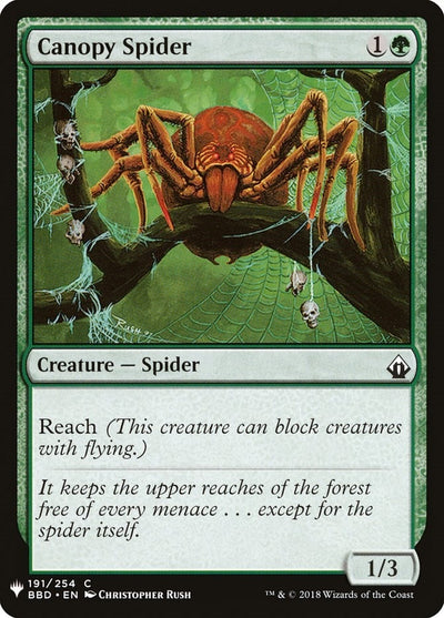 Canopy Spider (191) (LIST)