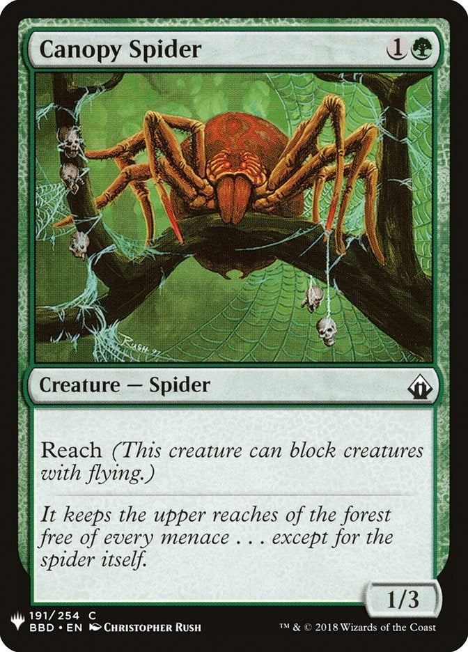 Canopy Spider (191) (LIST)