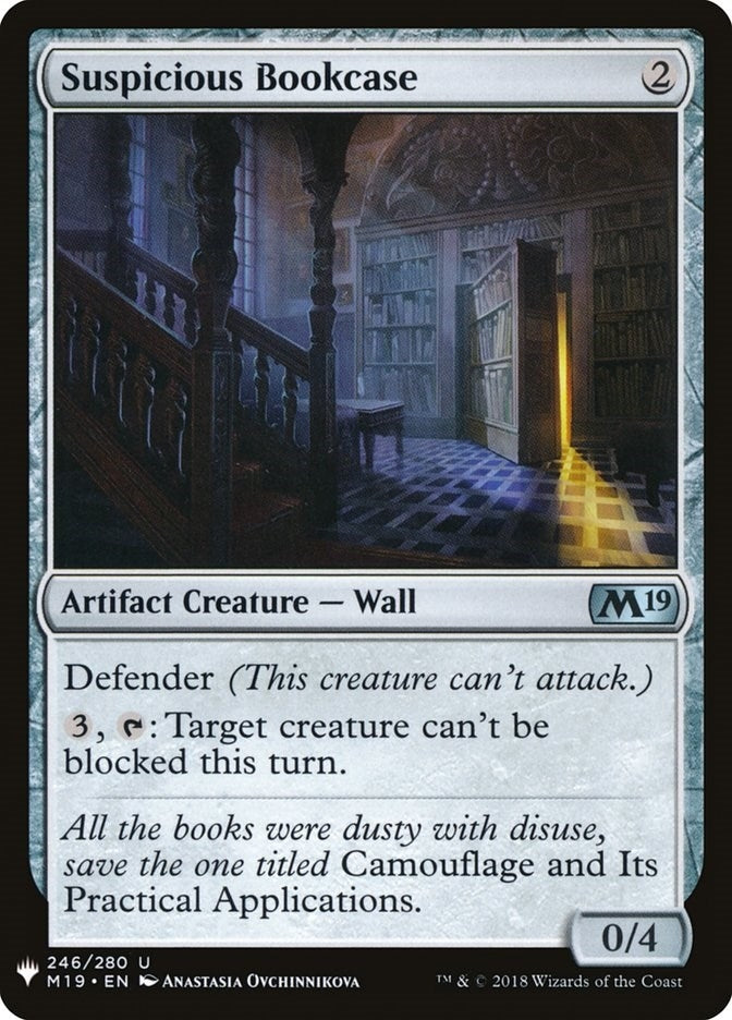 Suspicious Bookcase (246) (LIST)