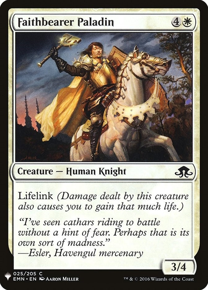 Faithbearer Paladin (25) (LIST)