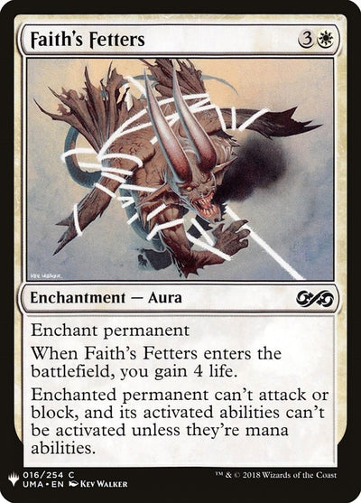 Faith's Fetters (16) (LIST)