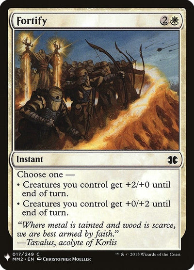 Fortify (17) (LIST)