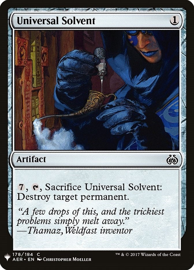 Universal Solvent (178) (LIST)