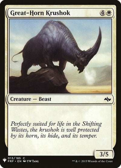 Great-Horn Krushok (13) (LIST)