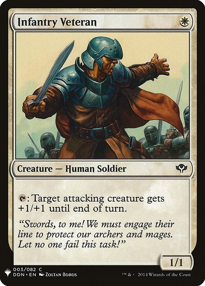 Infantry Veteran (3) (LIST)