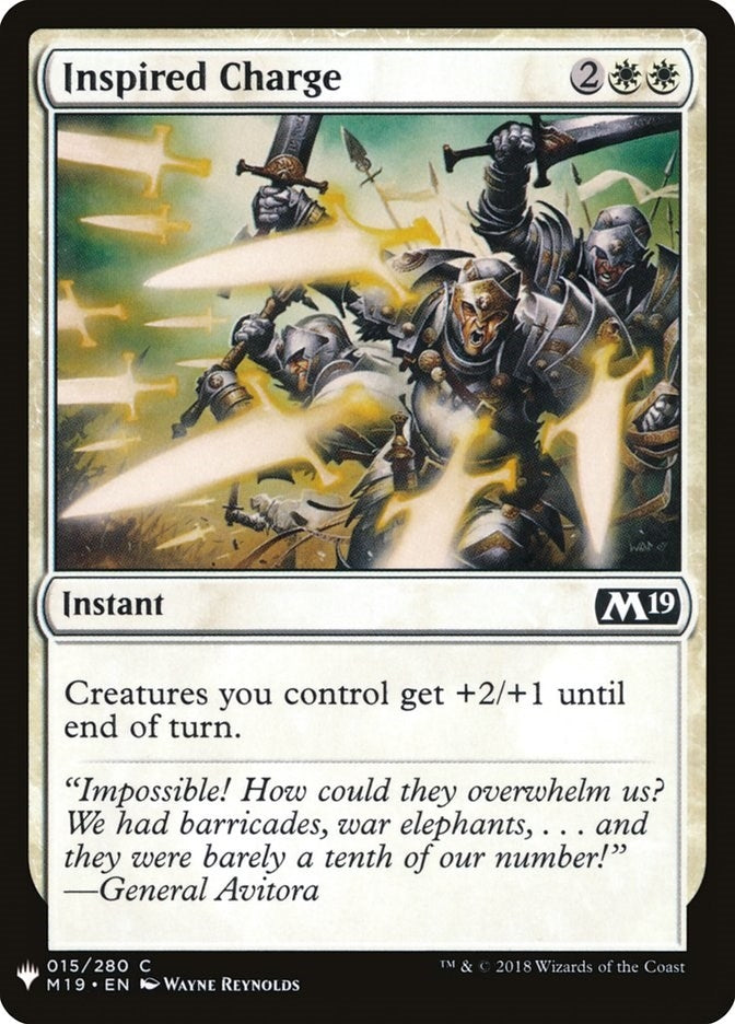 Inspired Charge (15) (LIST)