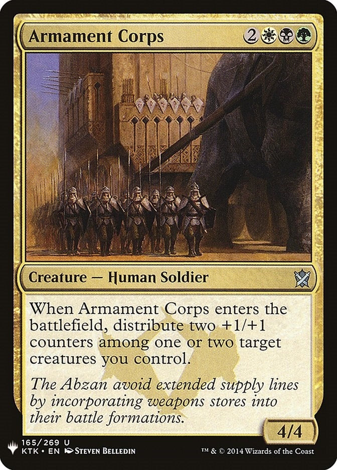 Armament Corps (165) (LIST)