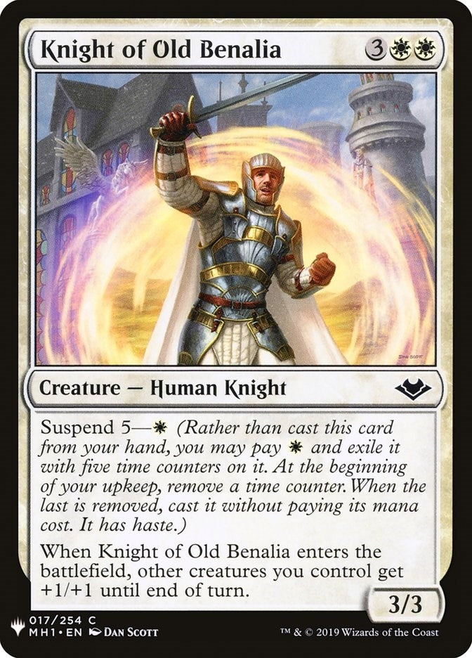 Knight of Old Benalia (17) (LIST)