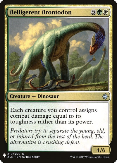 Belligerent Brontodon (218) (LIST)