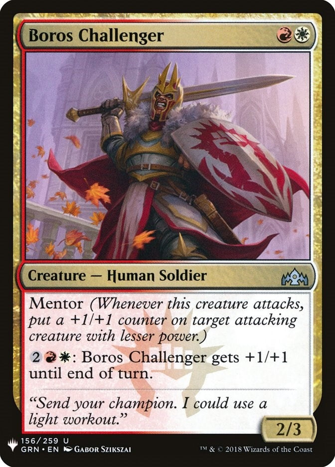 Boros Challenger (156) (LIST)