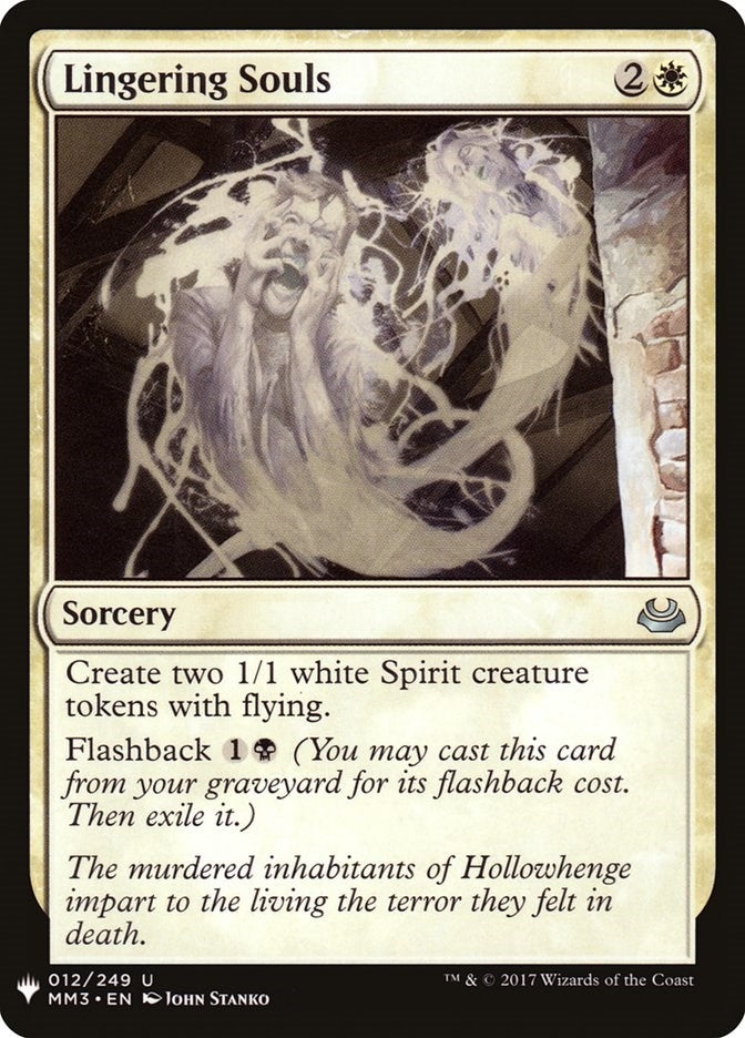 Lingering Souls (12) (LIST)