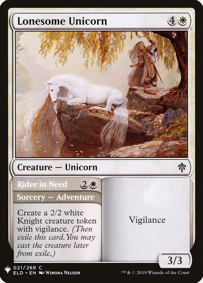 Lonesome Unicorn (21) (LIST)