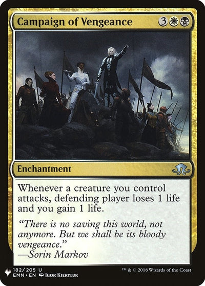Campaign of Vengeance (182) (LIST)