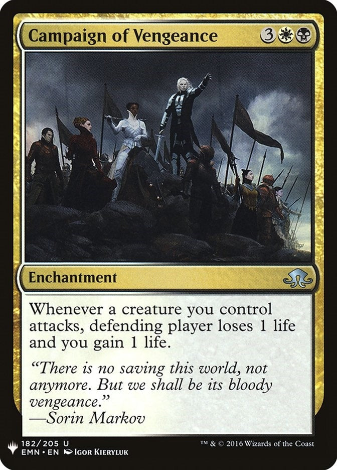Campaign of Vengeance (182) (LIST)