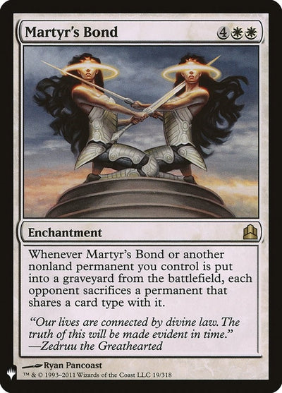 Martyr's Bond (19/318) (LIST)