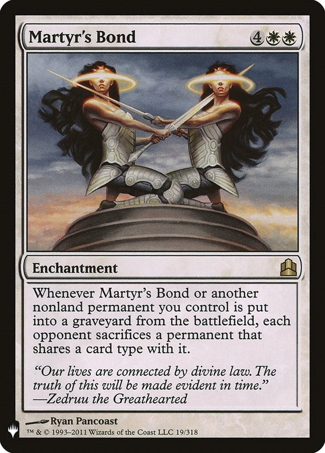 Martyr's Bond (19/318) (LIST)