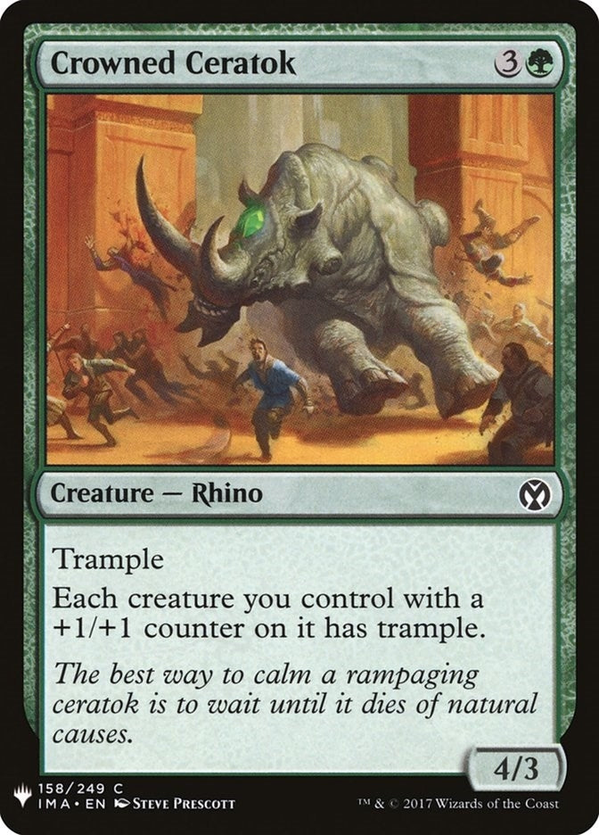 Crowned Ceratok (158) (LIST)