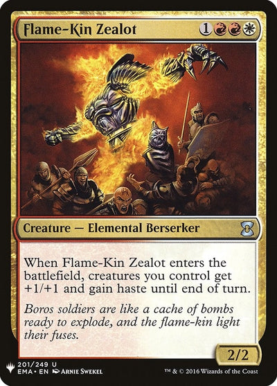 Flame-Kin Zealot (201) (LIST)