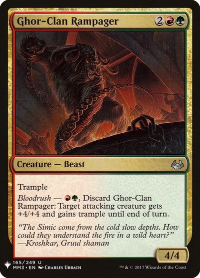 Ghor-Clan Rampager (165) (LIST)