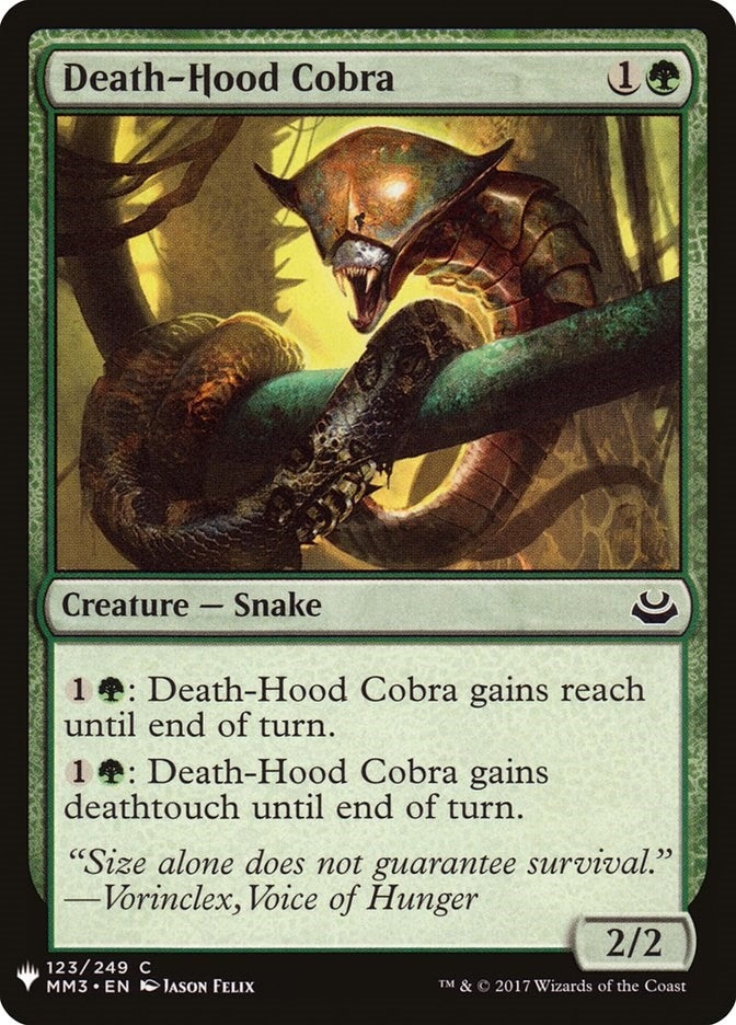 Death-Hood Cobra (123) (LIST)