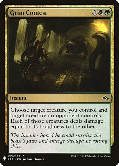 Grim Contest (153) (LIST)