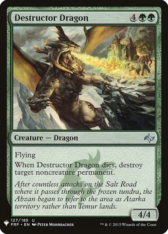 Destructor Dragon (127) (LIST)