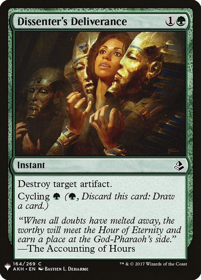 Dissenter's Deliverance (164) (LIST)