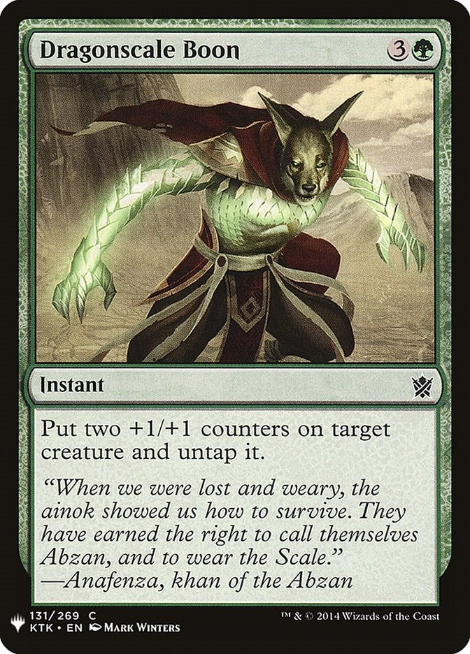 Dragonscale Boon (131) (LIST)