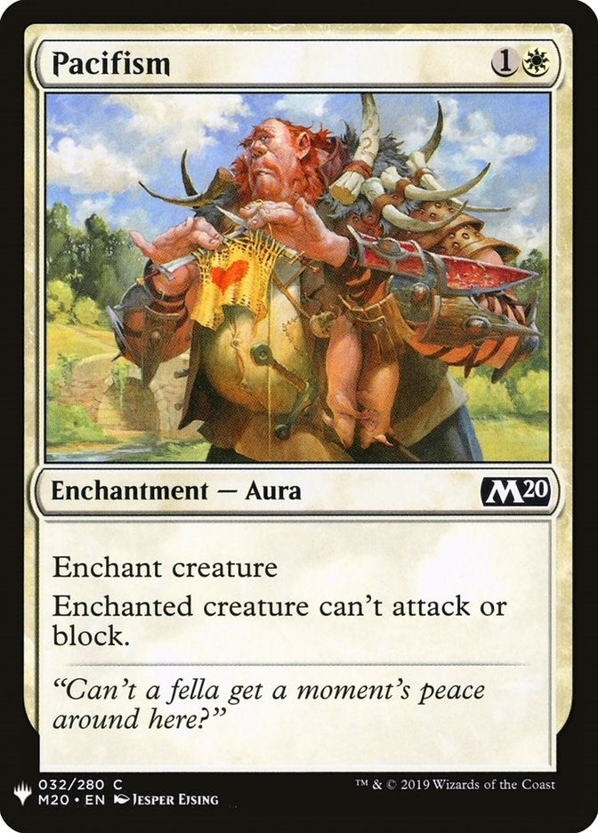 Pacifism (32) (LIST)