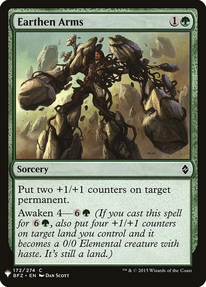 Earthen Arms (172) (LIST)