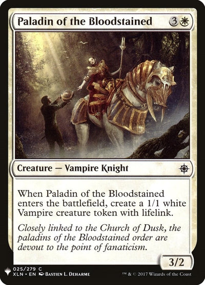 Paladin of the Bloodstained (25) (LIST)