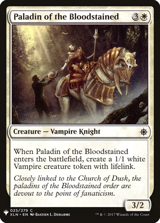 Paladin of the Bloodstained (25) (LIST)