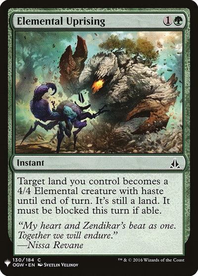 Elemental Uprising (130) (LIST)